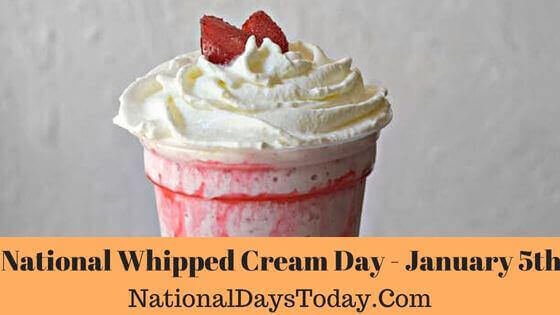 National Whipped Cream Day