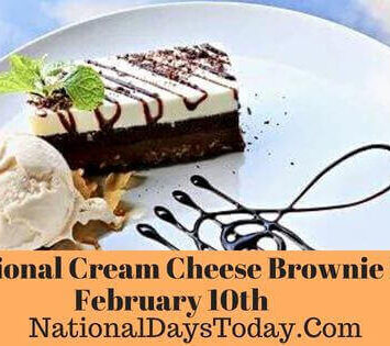 National Cream Cheese Brownie Day