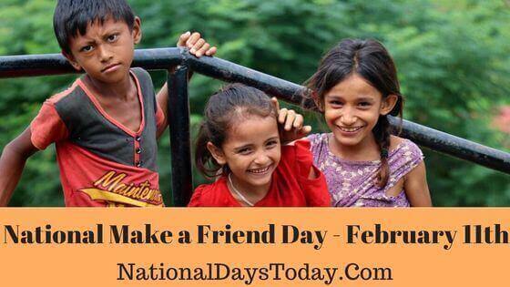 National Make a Friend Day