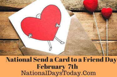 National Send a Card to a Friend Day
