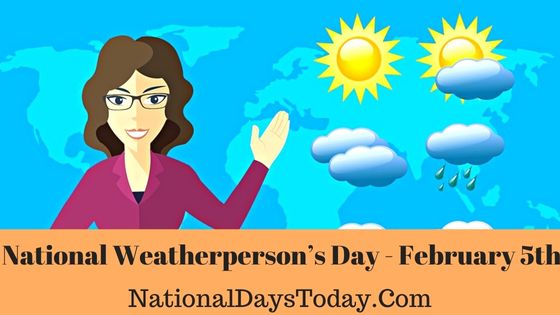 National Weatherperson’s Day