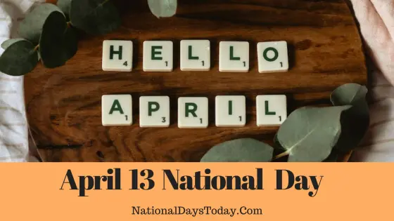 NATIONAL SCRABBLE DAY - April 13 - National Day Calendar