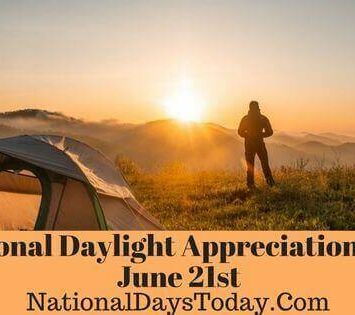 National Daylight Appreciation Day