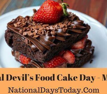 National Devil’s Food Cake Day