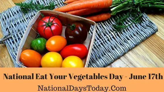 National Eat Your Vegetables Day