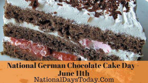 National German Chocolate Cake Day