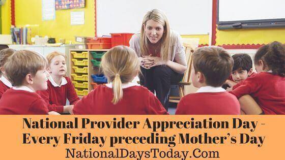 National Provider Appreciation Day
