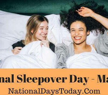 National Sleepover Day