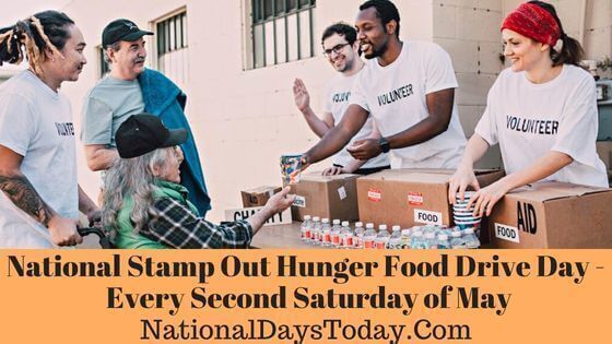 National Stamp Out Hunger Food Drive Day