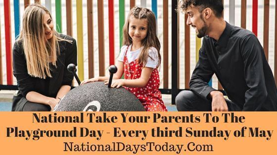 National Take Your Parents To The Playground Day