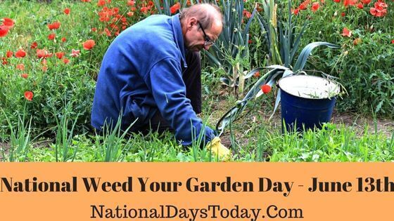 National Weed Your Garden Day