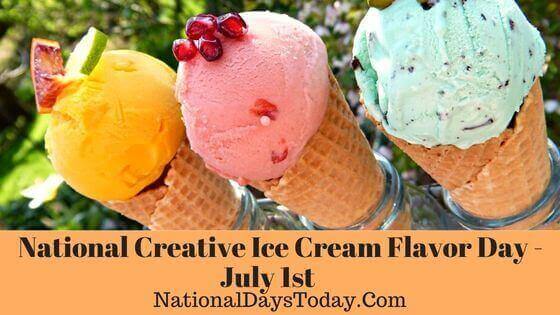 National Creative Ice Cream Flavor Day