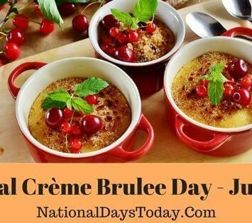 National Crème Brulee Day