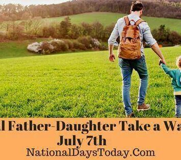 National Father-Daughter Take a Walk Day