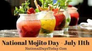 National Mojito Day