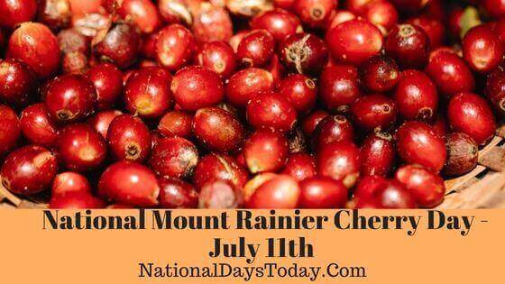 National Mount Rainier Cherry Day