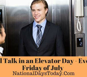 National Talk in an Elevator Day