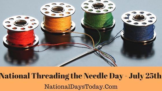 National Threading the Needle Day