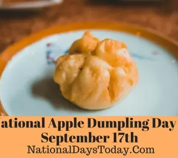 National Apple Dumpling Day