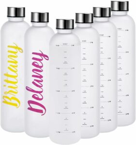 Customized water bottle gift