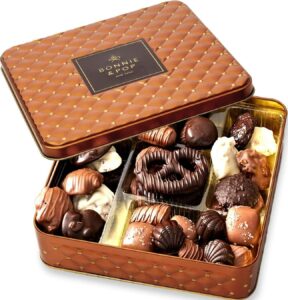 Gourmet chocolate gift basket