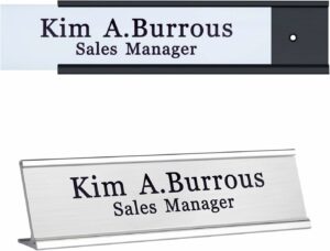 Personalized desk plaque gift
