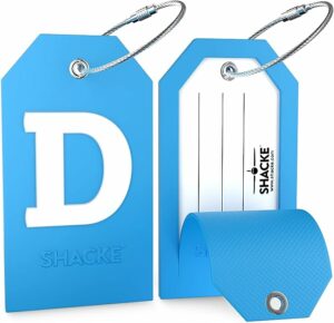 Personalized luggage tag gift