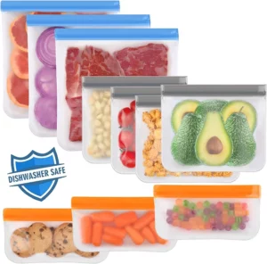 Reusable Silicone Food Storage Bags Gift